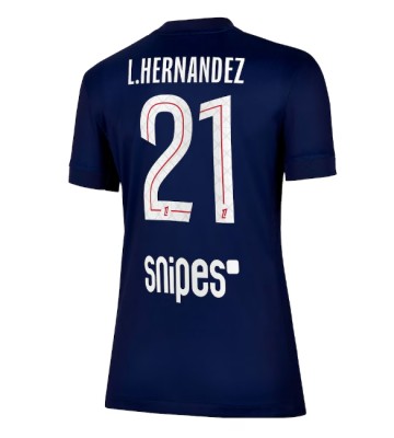 Paris Saint-Germain Lucas Hernandez #21 Replik Heimtrikot Damen 2025-26 Kurzarm